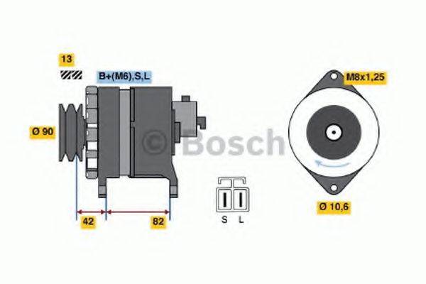 BOSCH 0986044290 Генератор