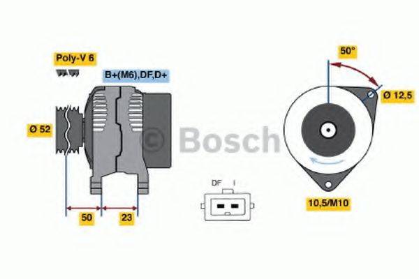 BOSCH 0986044681 Генератор