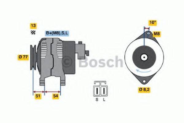 BOSCH 0986045951 Генератор