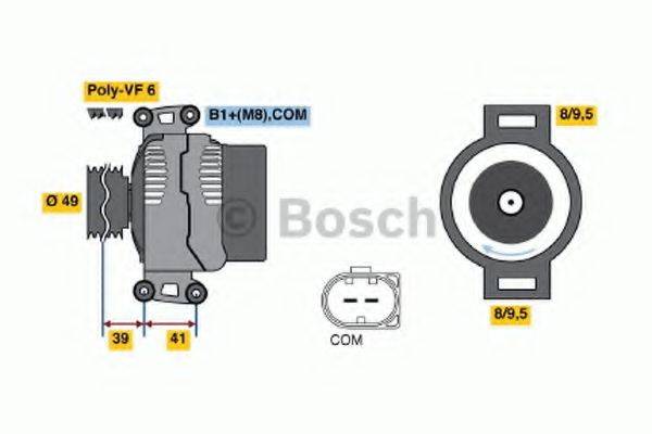 BOSCH 0986046130 Генератор