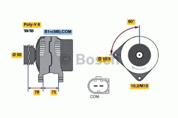 BOSCH 0986046170 Генератор