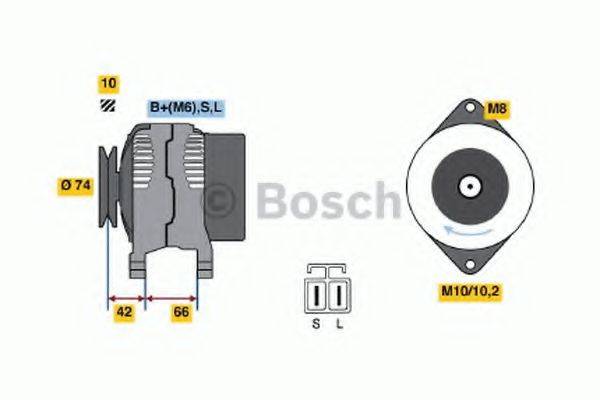 BOSCH 0986046351 Генератор