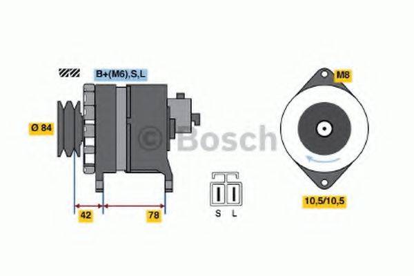 BOSCH 0986046431 Генератор