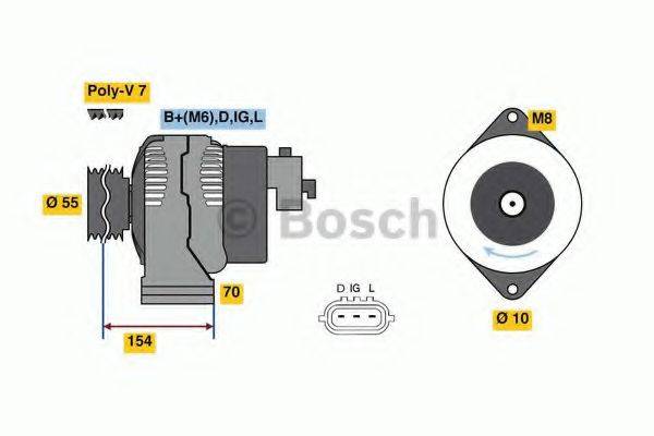 BOSCH 0986046541 Генератор