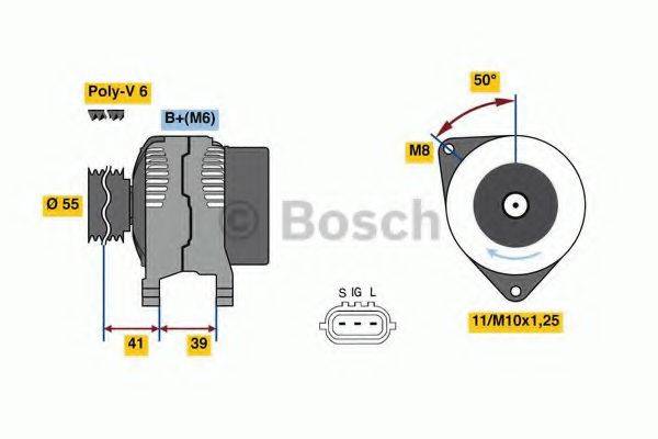 BOSCH 0986049490 Генератор