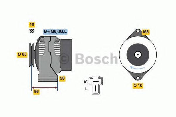 BOSCH 0986080620 Генератор