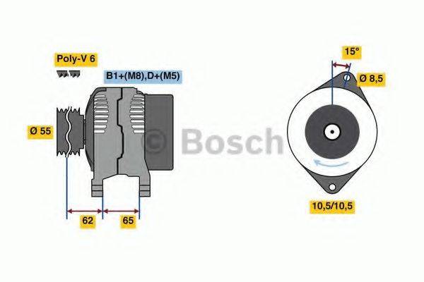 BOSCH 0986081420 Генератор