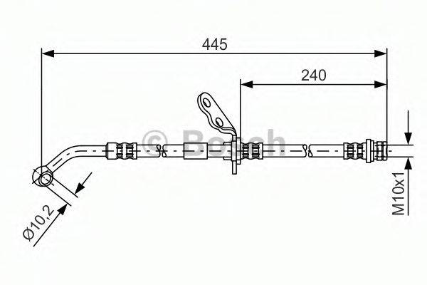 BOSCH 1987481382 Гальмівний шланг