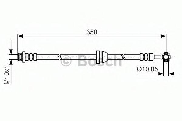 BOSCH 1987481388 Гальмівний шланг