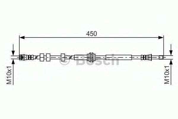 BOSCH 1987481429 Гальмівний шланг