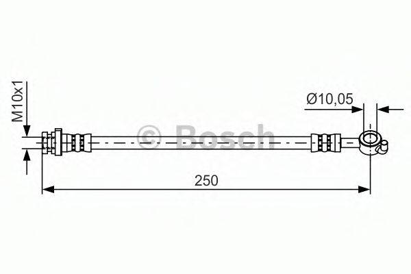 BOSCH 1987481435 Гальмівний шланг