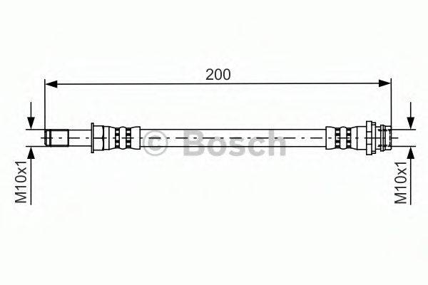 BOSCH 1987481443 Гальмівний шланг