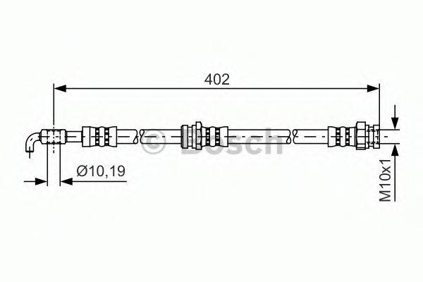 BOSCH 1987481445 Гальмівний шланг