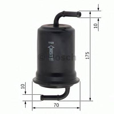 BOSCH 0450905989 Паливний фільтр