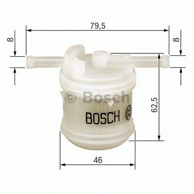 BOSCH 0986450117 Паливний фільтр