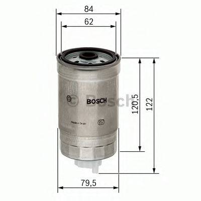 BOSCH 1457434435 Паливний фільтр