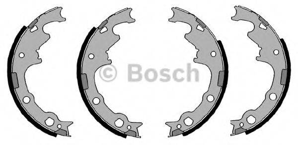 BOSCH 0986487396 Комплект гальмівних колодок