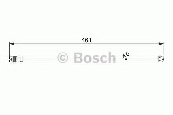 BOSCH 1987474558 Сигналізатор, знос гальмівних колодок