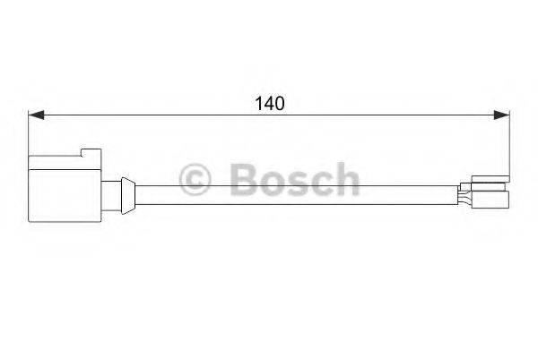 BOSCH 1987474566 Сигналізатор, знос гальмівних колодок