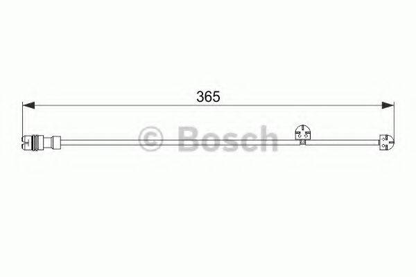 BOSCH 1987474570 Сигналізатор, знос гальмівних колодок