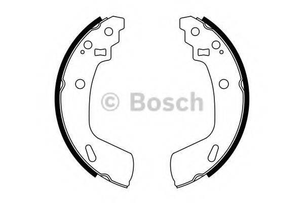 BOSCH 0986487775 Комплект гальмівних колодок