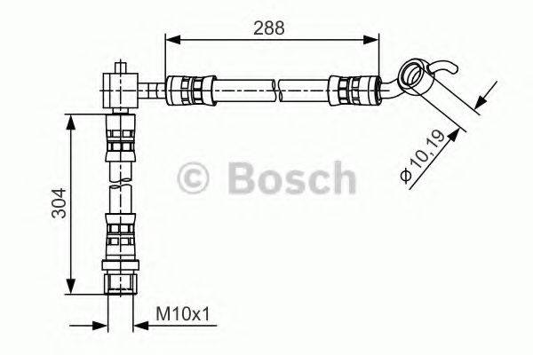 BOSCH 1987481485 Гальмівний шланг