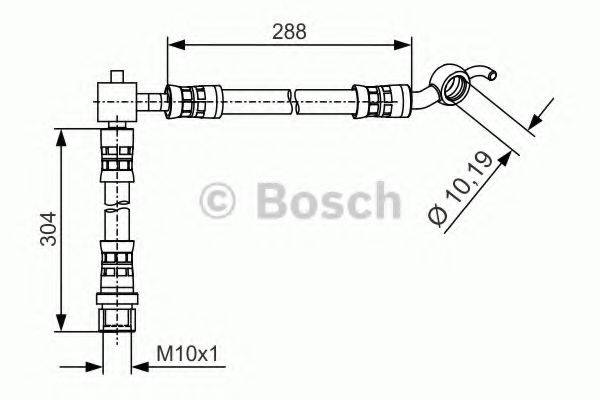 BOSCH 1987481486 Гальмівний шланг