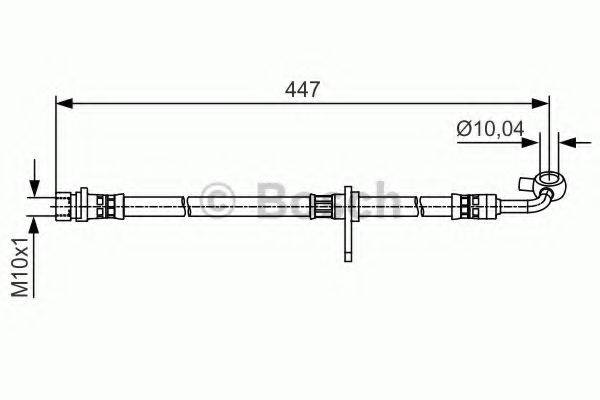 BOSCH 1987481511 Гальмівний шланг