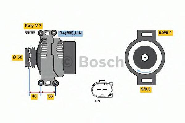 BOSCH 0121813102 Генератор