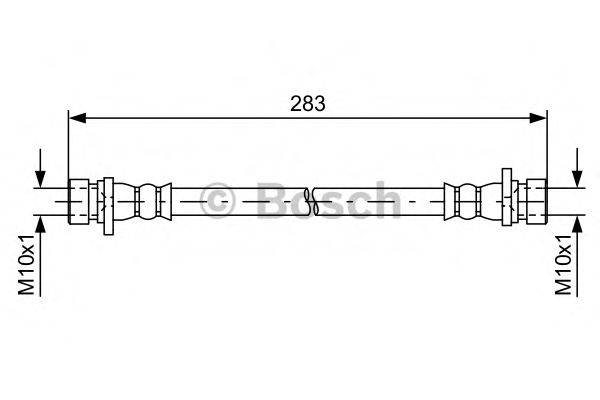 BOSCH 1987481620 Гальмівний шланг