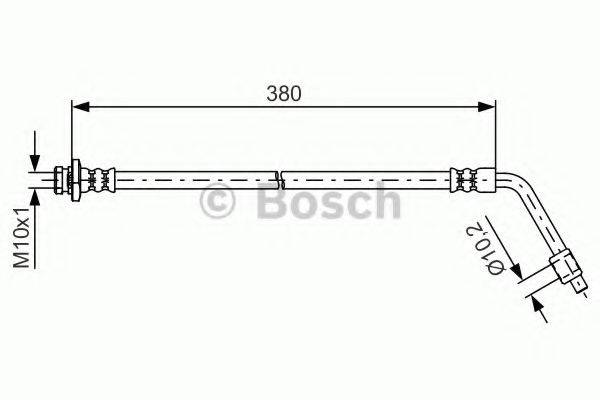 BOSCH 1987481623 Гальмівний шланг