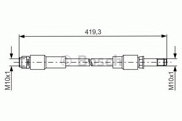 BOSCH 1987481674 Гальмівний шланг