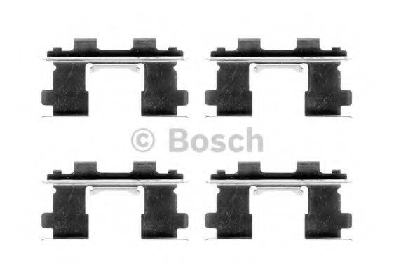 BOSCH 1987474631 Комплектуючі, колодки дискового гальма