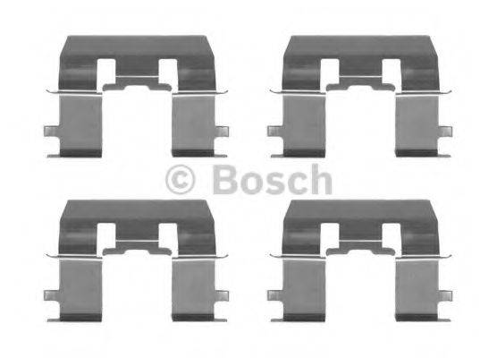 BOSCH 1987474637 Комплектуючі, колодки дискового гальма