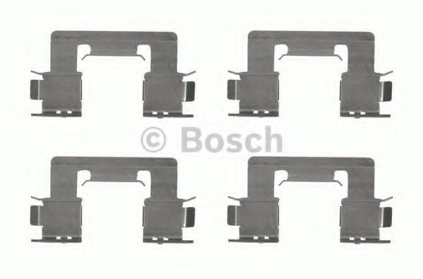 BOSCH 1987474643 Комплектуючі, колодки дискового гальма