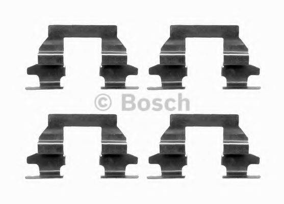 BOSCH 1987474655 Комплектуючі, колодки дискового гальма