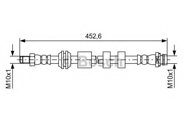 BOSCH 1987481741 Гальмівний шланг