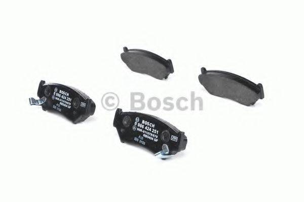 BOSCH 0986424251 Комплект гальмівних колодок, дискове гальмо