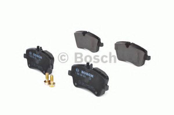 BOSCH 0986424518 Комплект гальмівних колодок, дискове гальмо