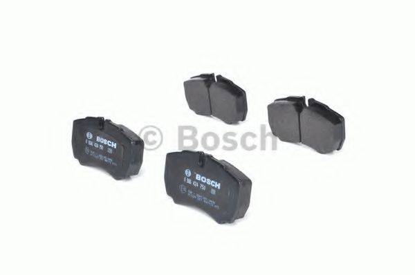 BOSCH 0986424750 Комплект гальмівних колодок, дискове гальмо