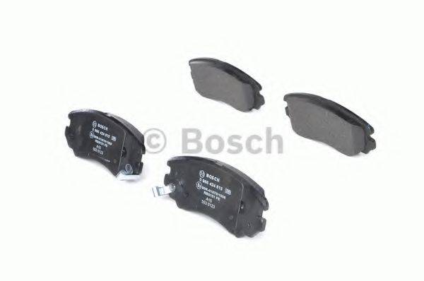 BOSCH 0986424815 Комплект гальмівних колодок, дискове гальмо