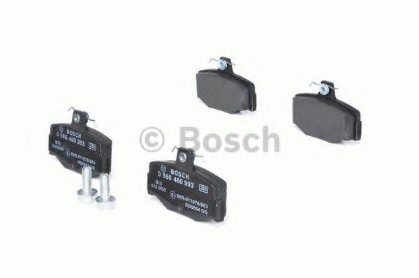 BOSCH 0986460993 Комплект гальмівних колодок, дискове гальмо