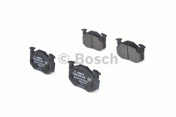 BOSCH 0986466346 Комплект гальмівних колодок, дискове гальмо