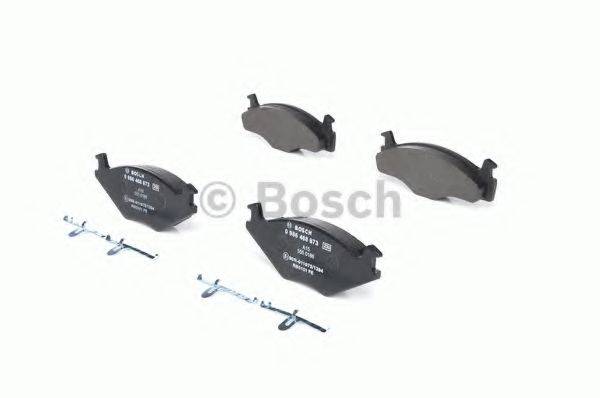 BOSCH 0986468873 Комплект гальмівних колодок, дискове гальмо