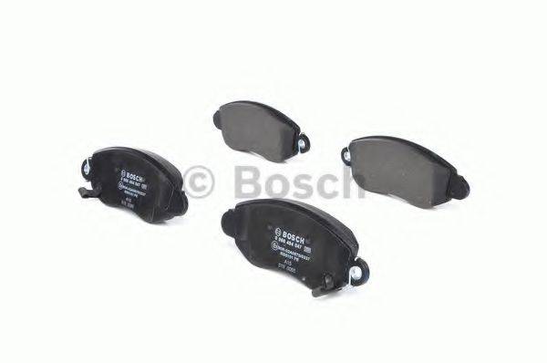 BOSCH 0986494047 Комплект гальмівних колодок, дискове гальмо