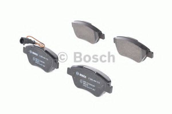 BOSCH 0986494113 Комплект гальмівних колодок, дискове гальмо