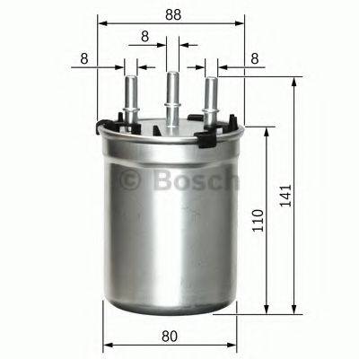 BOSCH F026402834 Паливний фільтр