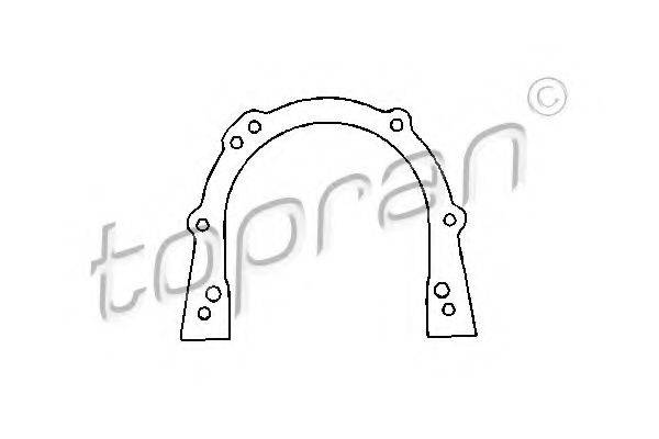 TOPRAN 100194 Прокладка, кришка картера (блок-картер двигуна)