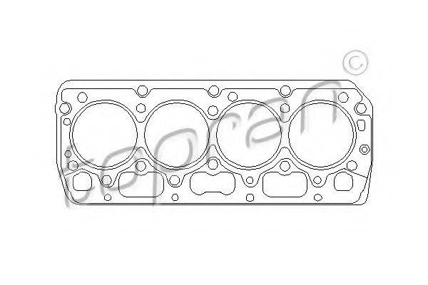 TOPRAN 111150 Прокладка, головка циліндра
