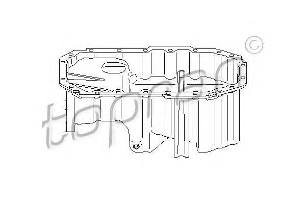 TOPRAN 112091 Масляний піддон